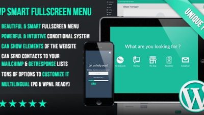WP Smart Fullscreen Menu v1.048 – WordPress Plugin