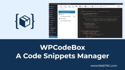 WPCodeBox v2.0.11 The easiest way to add Code Snippets to WordPress [Activated]