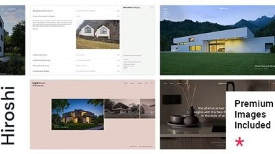 Hiroshi Nulled Architecture and Interior Design Theme Free Download