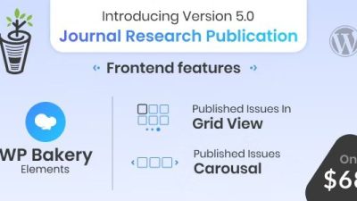 Journal Research Publication Nulled WordPress Plugin Free Download