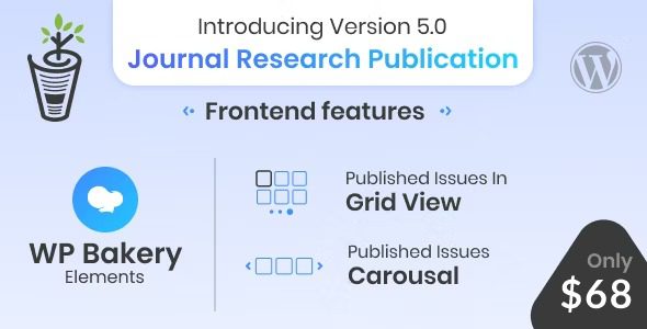 Journal Research Publication Nulled WordPress Plugin Free Download
