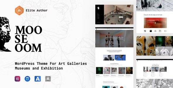 Mooseoom Nulled Art Gallery, Museum & Exhibition WordPress Free Download
