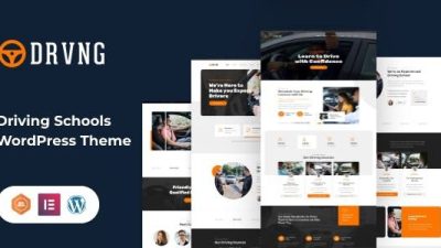 DRVNG v1.0 Driving School WordPress Theme