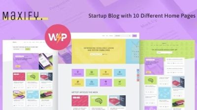 Maxify v1.0.11 – Startup & Business News WordPress Blog Theme