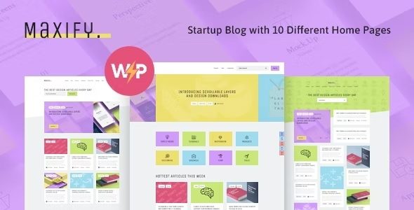 Maxify v1.0.11 – Startup & Business News WordPress Blog Theme