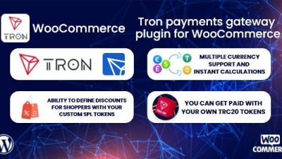 TronPay WooCommerce v.1.0.0 – Tron payments gateway plugin