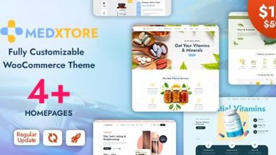 MedXtore v1.6.0 Pharmacy, Medical & Beauty Elementor WooCommerce Theme