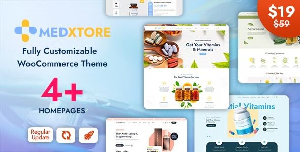 MedXtore v1.6.0 Pharmacy, Medical & Beauty Elementor WooCommerce Theme