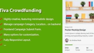 Tiva Crowdfunding v2.0 – WordPress Crowdfunding System