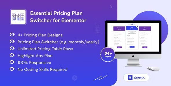 Essential Pricing Plan Switcher for Elementor Nulled
