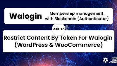Restrict Content By Token For Walogin v1.0.3