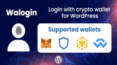 Walogin v.2.0.4 Login with crypto wallet for WordPress