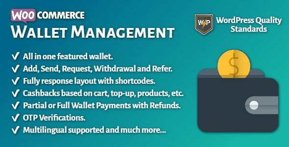 Fixed* WooCommerce Wallet Management v2.6.0 All in One