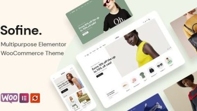 Sofine Nulled Multipurpose Elementor WooCommerce Theme Free Download