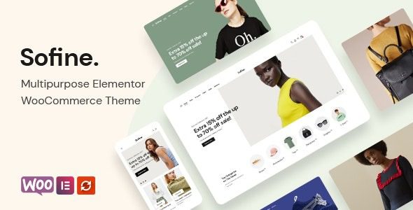 Sofine Nulled Multipurpose Elementor WooCommerce Theme Free Download