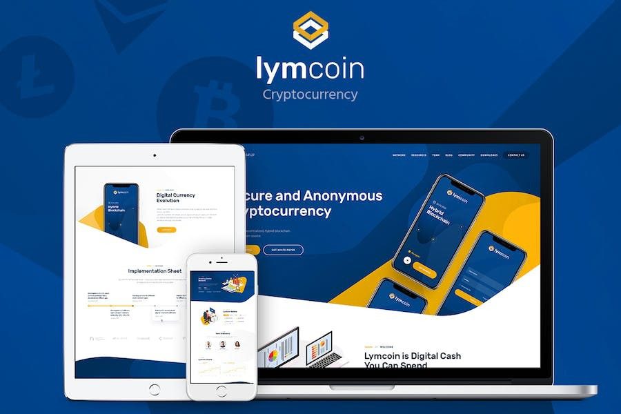 Lymcoin v.1.3.7 Cryptocurrency & ICO WordPress Theme