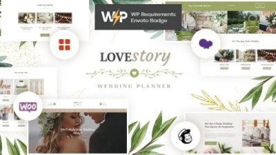 Love Story v1.3.6 A Beautiful Wedding and Event Planner WordPress Theme