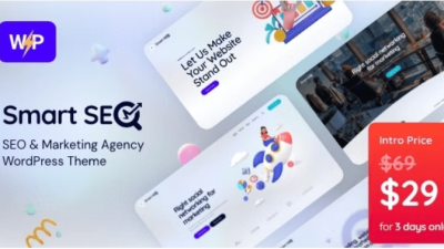 SmartSEO v.2.0 SEO & Marketing Services WordPress Theme