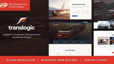 Translogic v1.2.6 Logistics & Shipment Transportation WordPress Theme