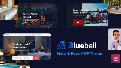 Bluebell Nulled Hotel & Resort WordPress Theme Free Download