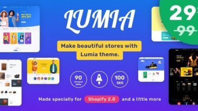 Lumia v.1.2.9 – Multipurpose Shopify Theme OS 2.0 – Multilanguage – RTL Support