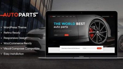 AutoParts Nulled Car Parts Store & Auto Services WordPress Theme Elementor Free Download