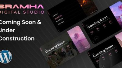 Bramha v1.0.0 Coming Soon & Under Construction Theme