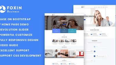 Foxin v1.1.6 Responsive Business WordPress Theme