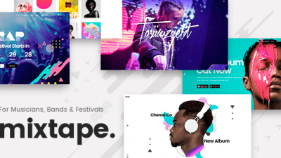 Mixtape v2.1 – Music Theme for Artists & Festivals