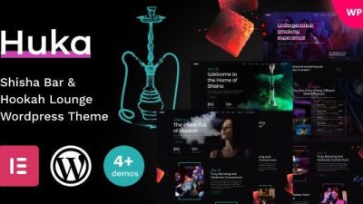 Huka v.1.02 – Shisha Bar & Hookah Lounge WordPress Theme