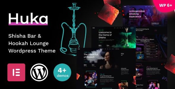 Huka v.1.02 – Shisha Bar & Hookah Lounge WordPress Theme