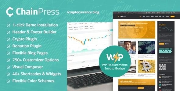 ChainPress v1.0.9 – Financial WordPress Business Blog Theme