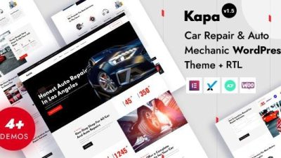 Kapa Nulled Car Repair & Auto Services WordPress Theme Free Download