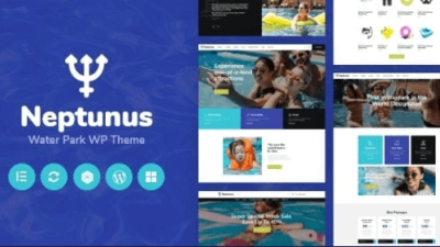 Neptunus Nulled Water & Amusement Park WordPress Theme Free Download