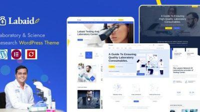 Labaid v1.0.1 Laboratory & Science Research WordPress Theme