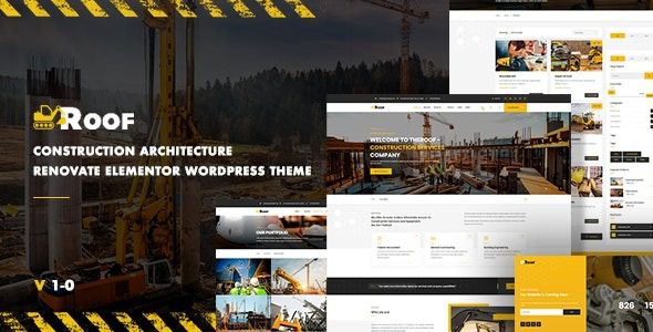 TheRoof v1.0.5 Construction And Architecture WordPress Theme