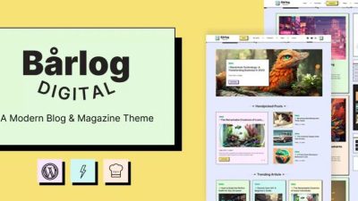 Barlog v.1.1 – A Modern Blog & Magazine Theme