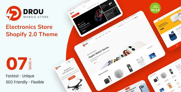 Drou - 电子商店 Shopify 2.0 主题下载