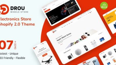 Drou - 电子商店 Shopify 2.0 主题下载