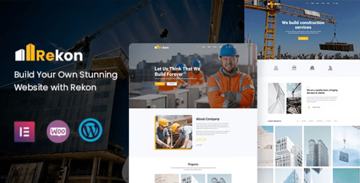 Rekon Nulled Construction WordPress Theme Free Download
