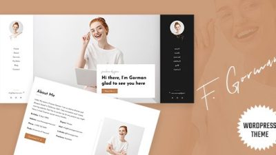 Gorman v2.1.0 Personal Portfolio WordPress Theme