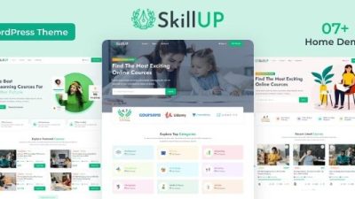 SkillUp v.1.0.15 – Online Education WordPress Theme