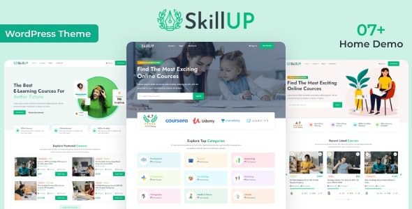 SkillUp v.1.0.15 – Online Education WordPress Theme