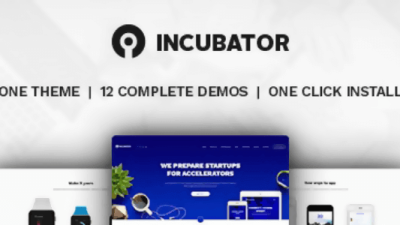 Incubator v4.0 – WordPress Startup Business Theme
