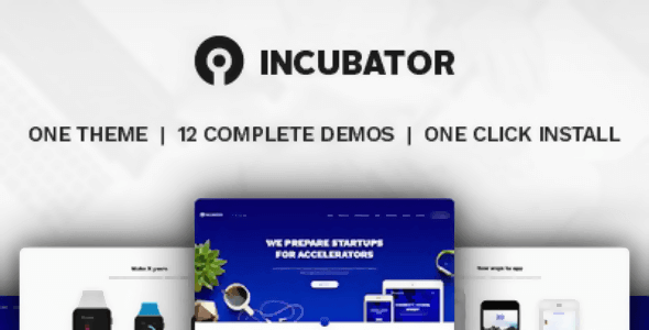 Incubator v4.0 – WordPress Startup Business Theme