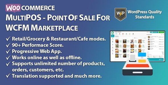 MultiPOS v2.2.0 – Point of Sale for WCFM Marketplace | MultiVendor POS System [Activated]
