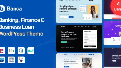 Banca v1.6.0 Banking, Finance & Business Loan WordPress Theme