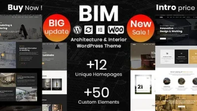 BIM v1.3.2 – Architecture & Interior Design Elementor WP Theme