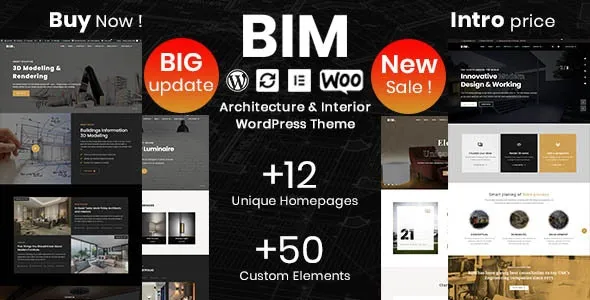 BIM v1.3.2 – Architecture & Interior Design Elementor WP Theme