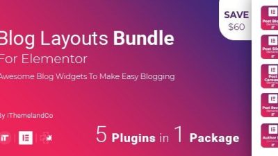 Blog Layouts Bundle For Elementor 1.7.0